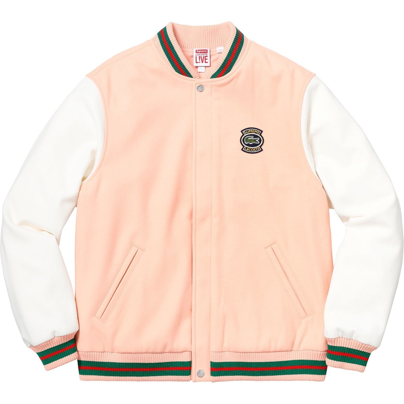 Supreme®/LACOSTE Wool Varsity Jacket view 7